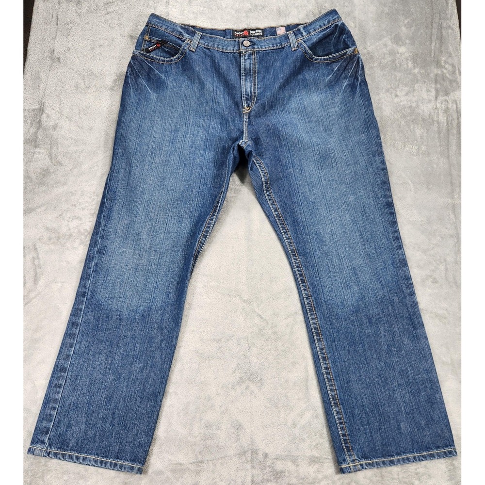 Ariat FR M4 Boot Jeans Mens 44x32‎ Blue Low Rise Work Flame Resistant Denim